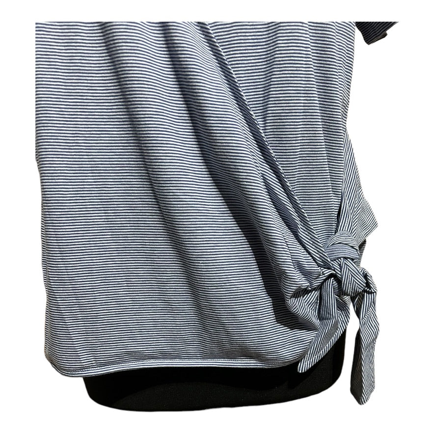Whistles Stripe Wrap Tie Cardigan - Recurring.Life