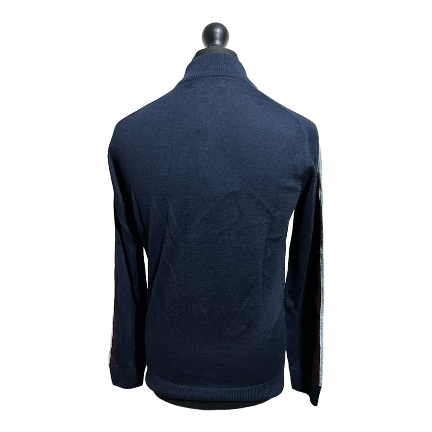 Remus Uomo Slim Fit Quater Zip Jumper - Recurring.Life