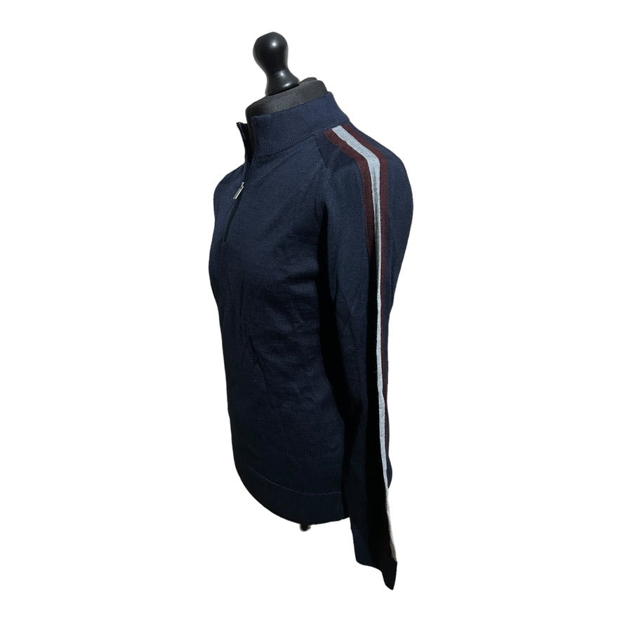 Remus Uomo Slim Fit Quater Zip Jumper - Recurring.Life