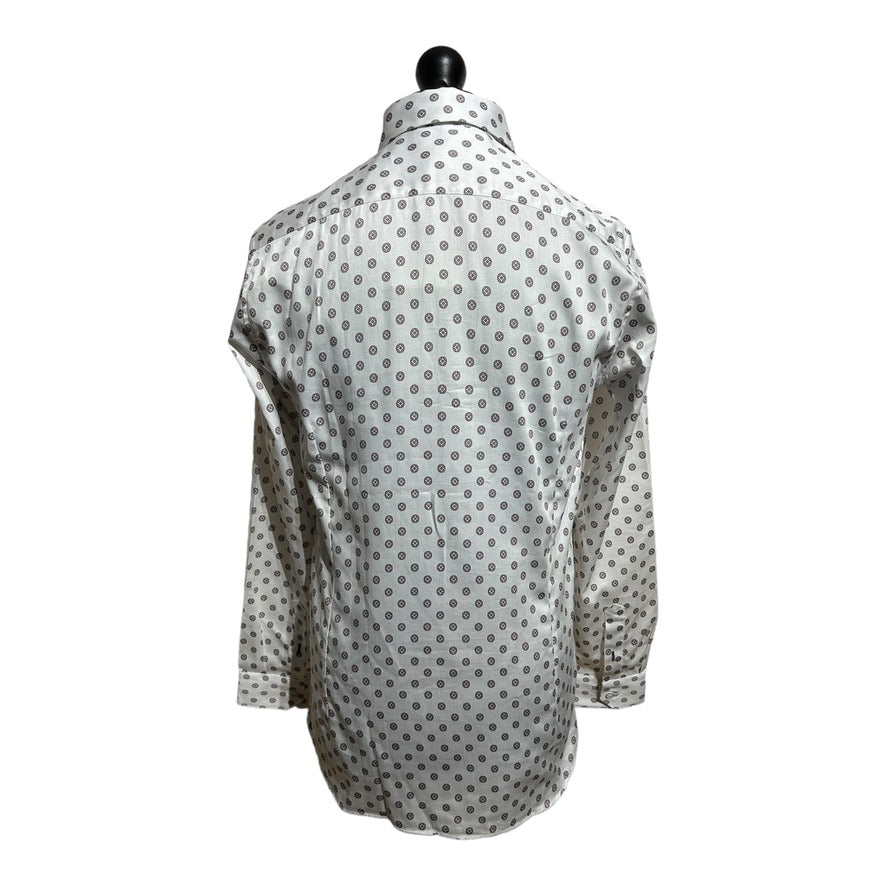 Ted Baker Circle Geo Print Long Sleeve Shirt - Recurring.Life