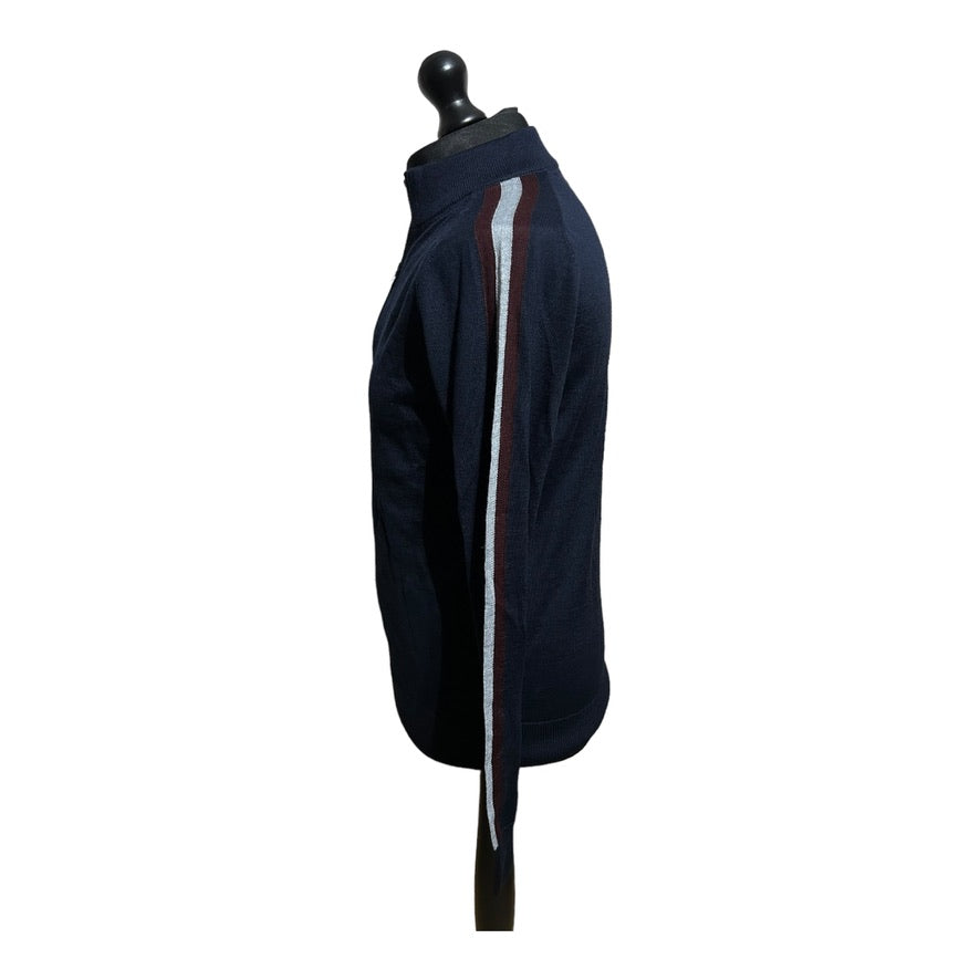 Remus Uomo Slim Fit Quater Zip Jumper - Recurring.Life