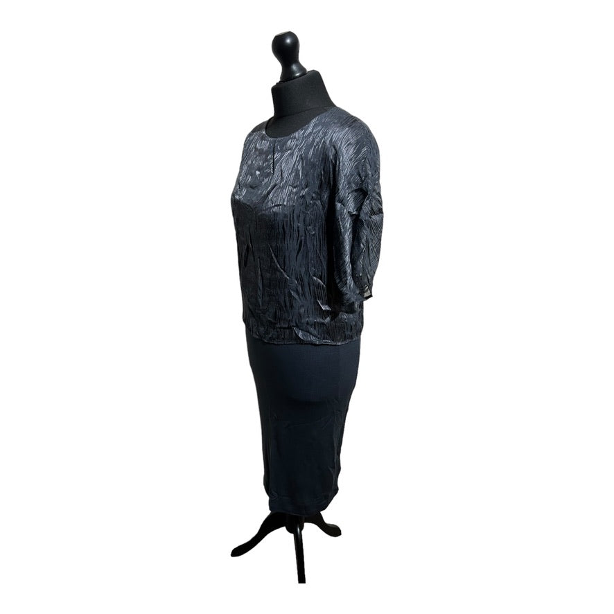 Jigsaw Velvet Devore Overlay Dress - Recurring.Life