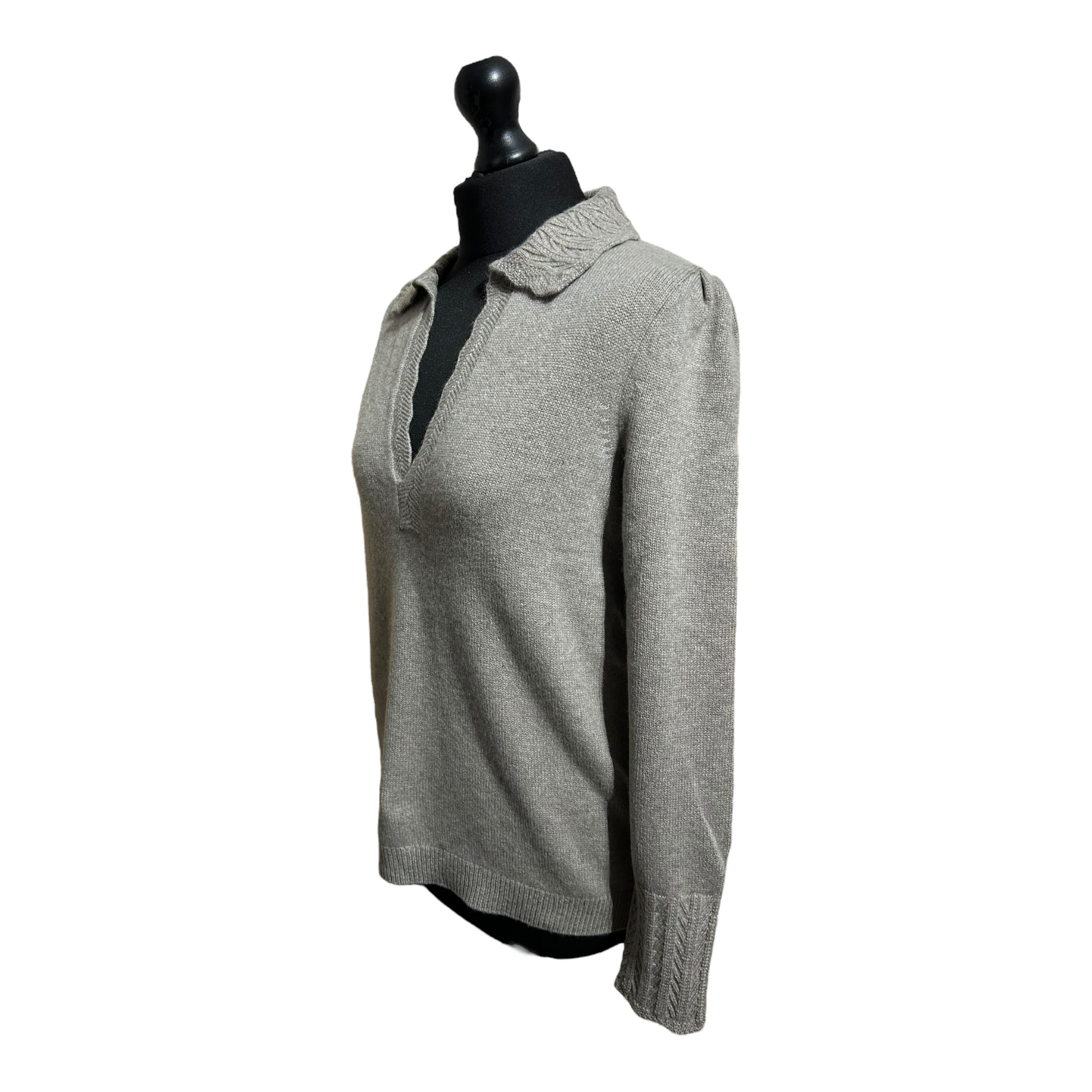 Boden Mink Collar Detail Cashmere Jumper - Recurring.Life