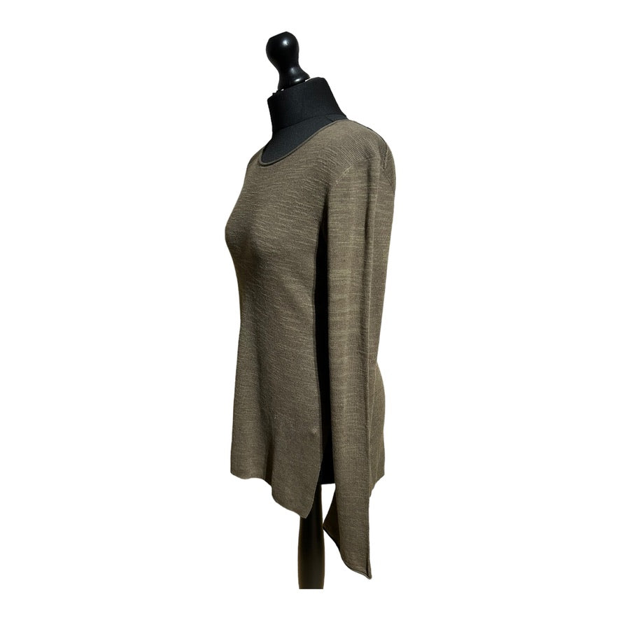 Jigsaw Linen Cotton Crew Neck Jumper - Recurring.Life
