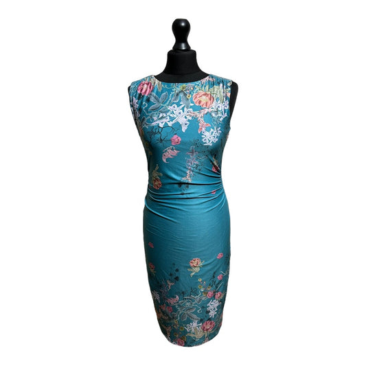 Warehouse Floral Press Print Midi Dress - Recurring.Life