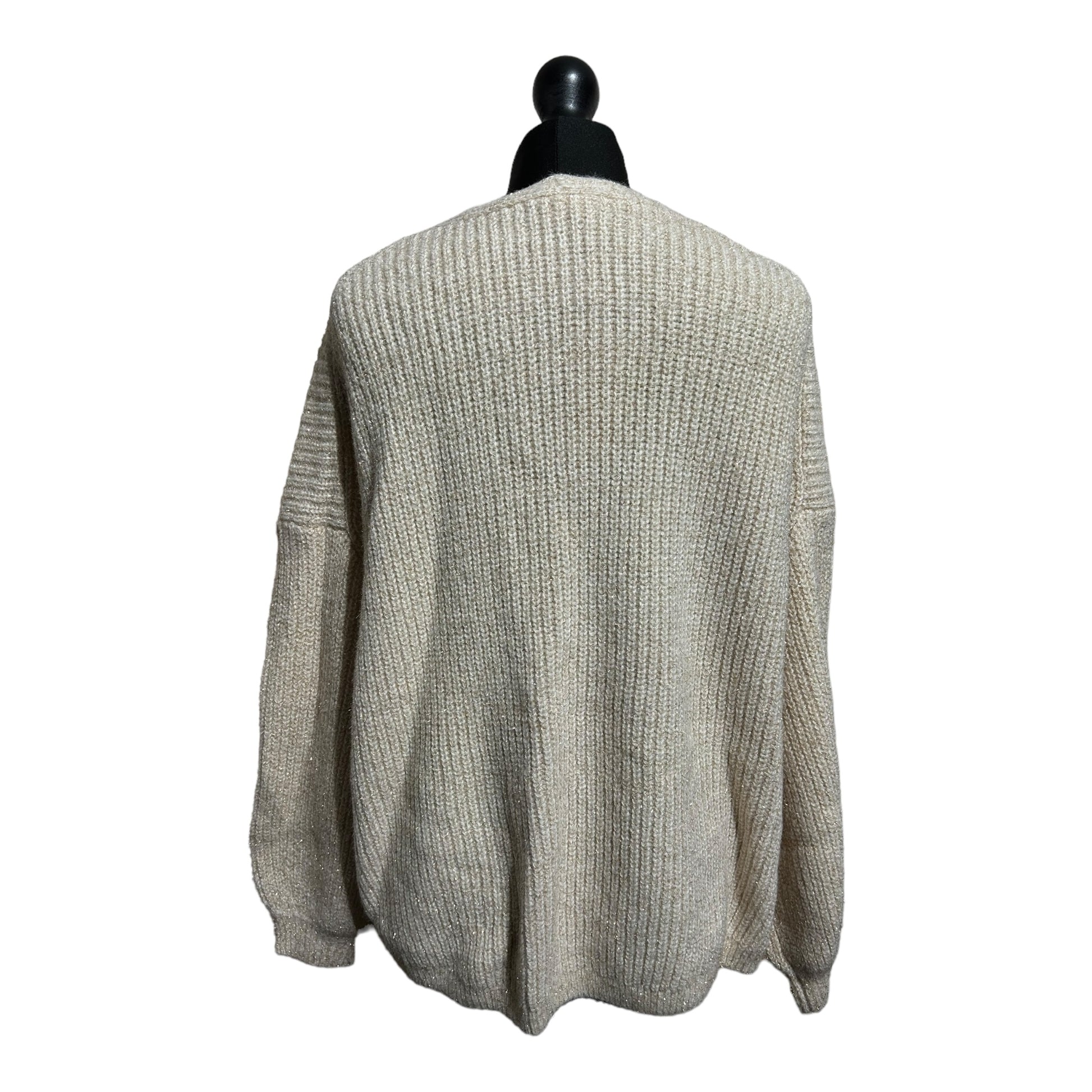 Boden Chunky Fluffy V-Neck Jumper - Recurring.Life