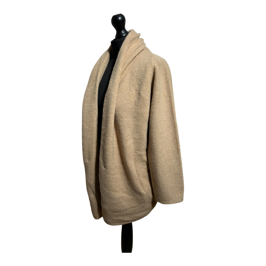 Vince Drape Thick Wool-Alpaca-Blend Open Cardigan - Recurring.Life