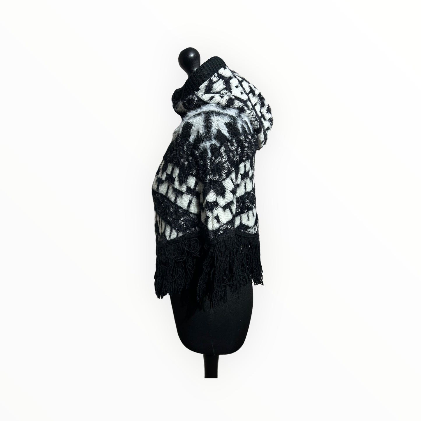 Max&Co Abbracci Wool Blend Poncho - Recurring.Life