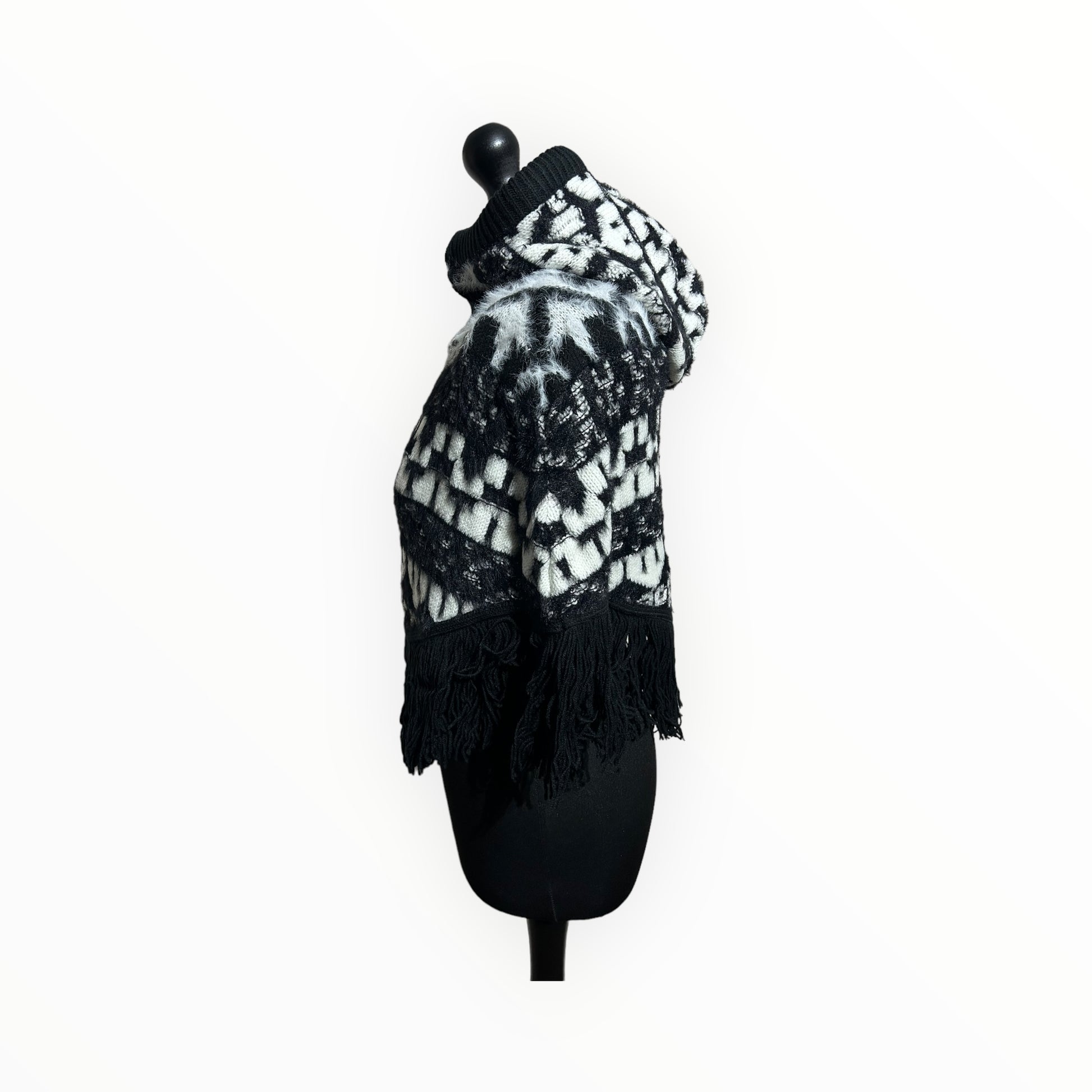 Max&Co Abbracci Wool Blend Poncho - Recurring.Life