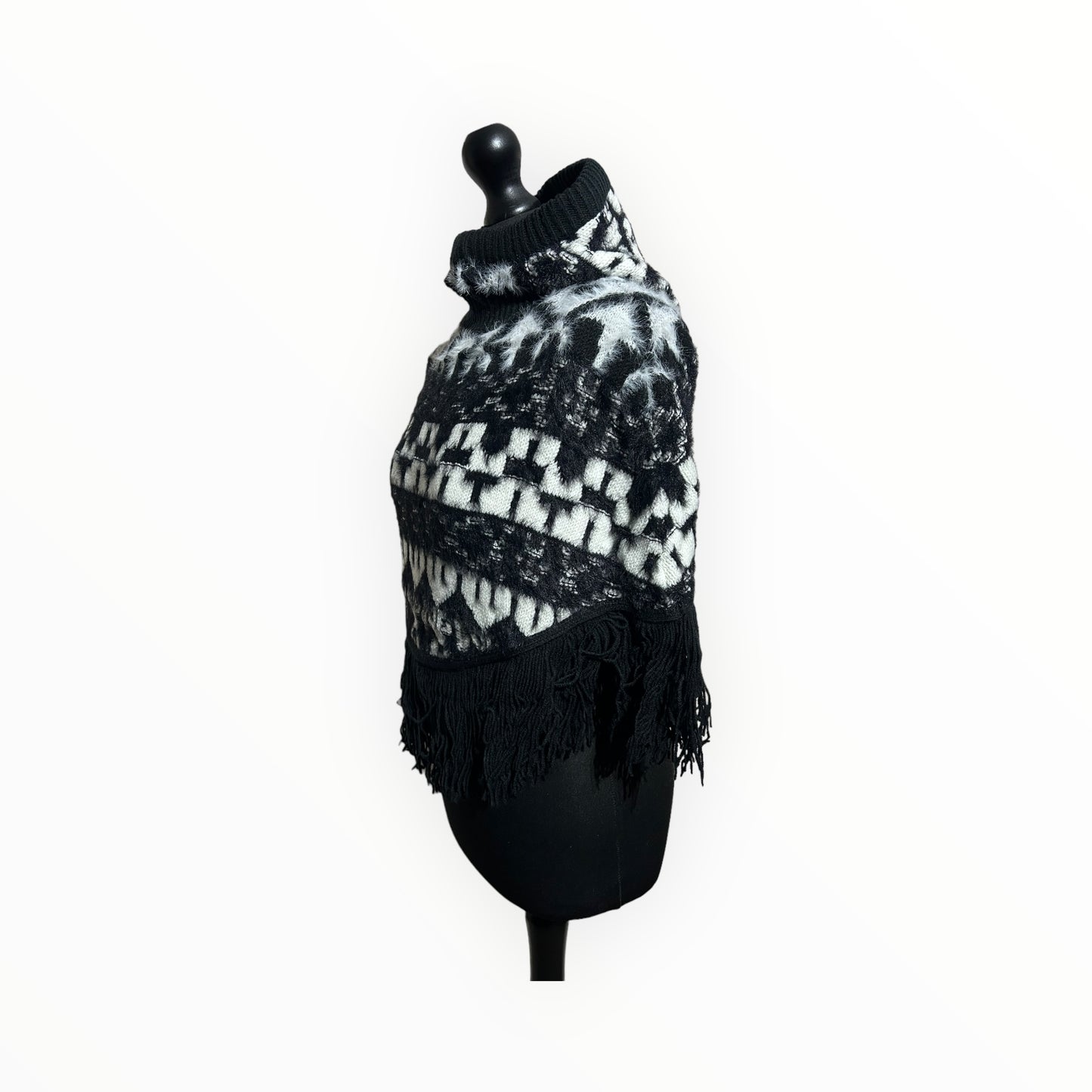Max&Co Abbracci Wool Blend Poncho - Recurring.Life