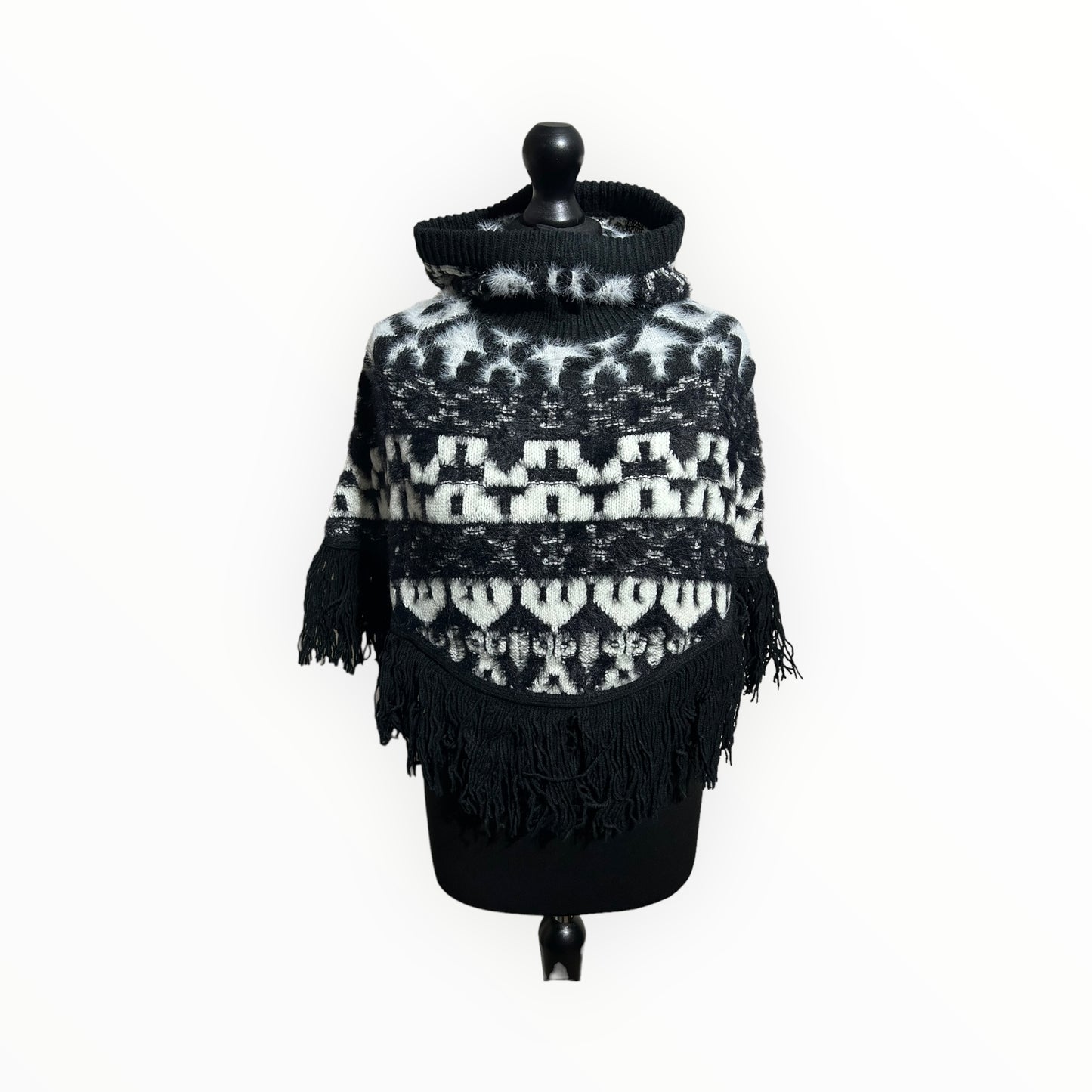 Max&Co Abbracci Wool Blend Poncho - Recurring.Life