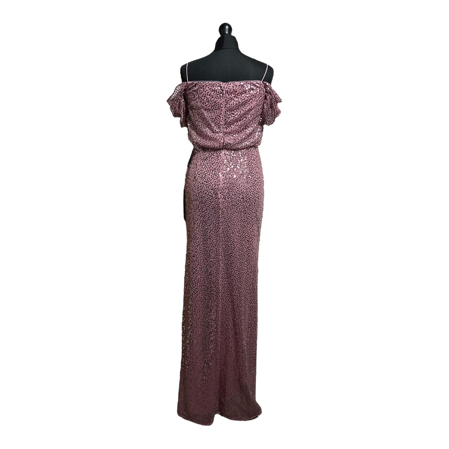 Adrianna Papell Rose Sequin Long Dress - Recurring.Life