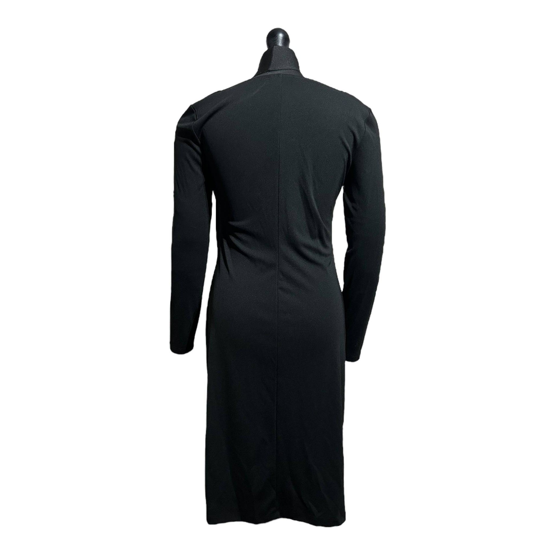 DKNY Black Wrap Dress - Recurring.Life