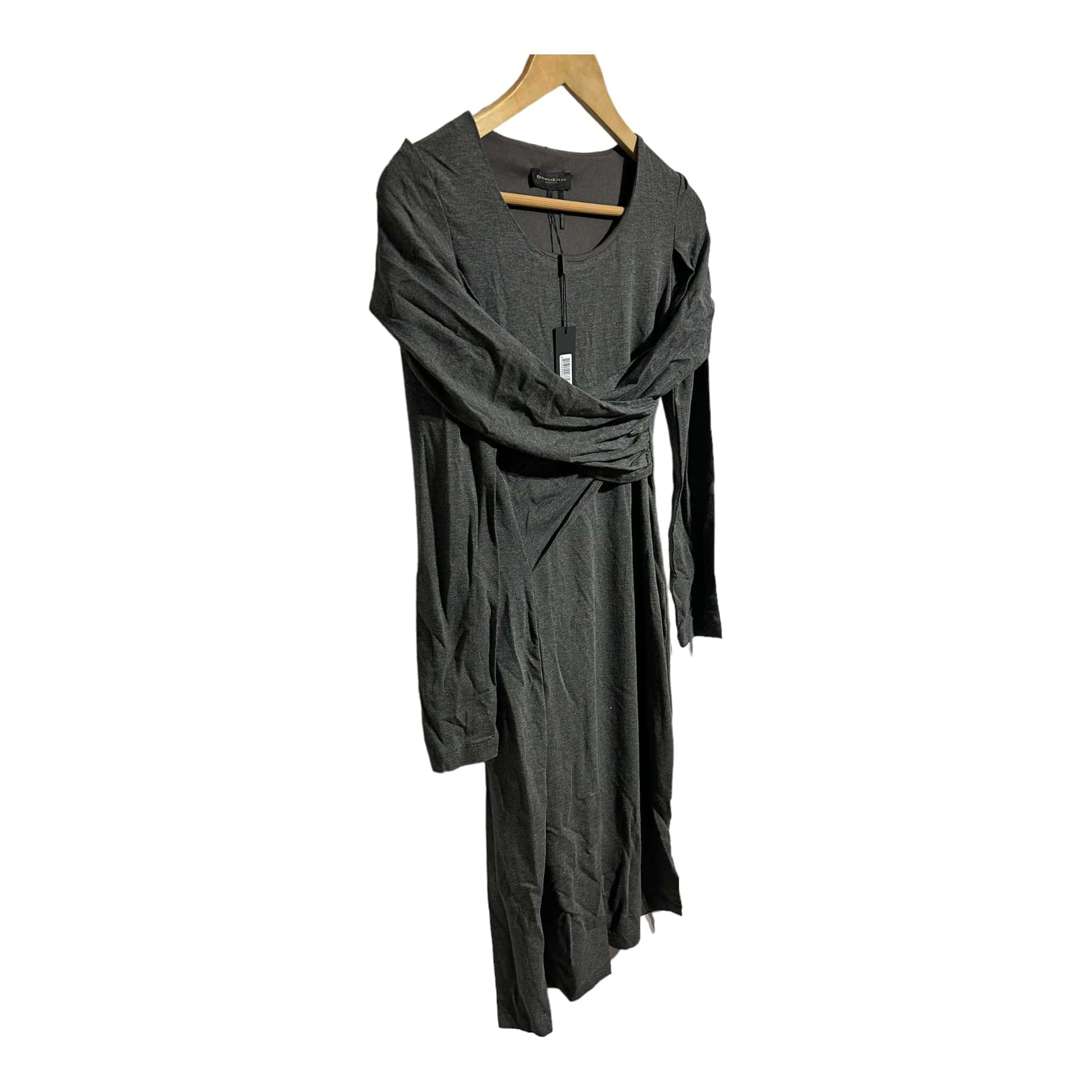 DKNY Long Sleeve Wrap Front Dress - Recurring.Life