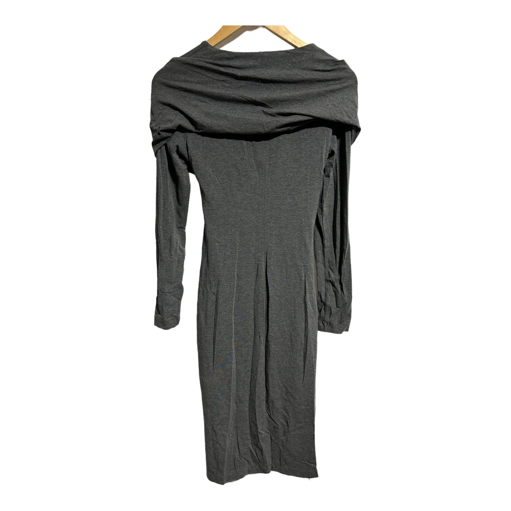 DKNY Long Sleeve Wrap Front Dress - Recurring.Life