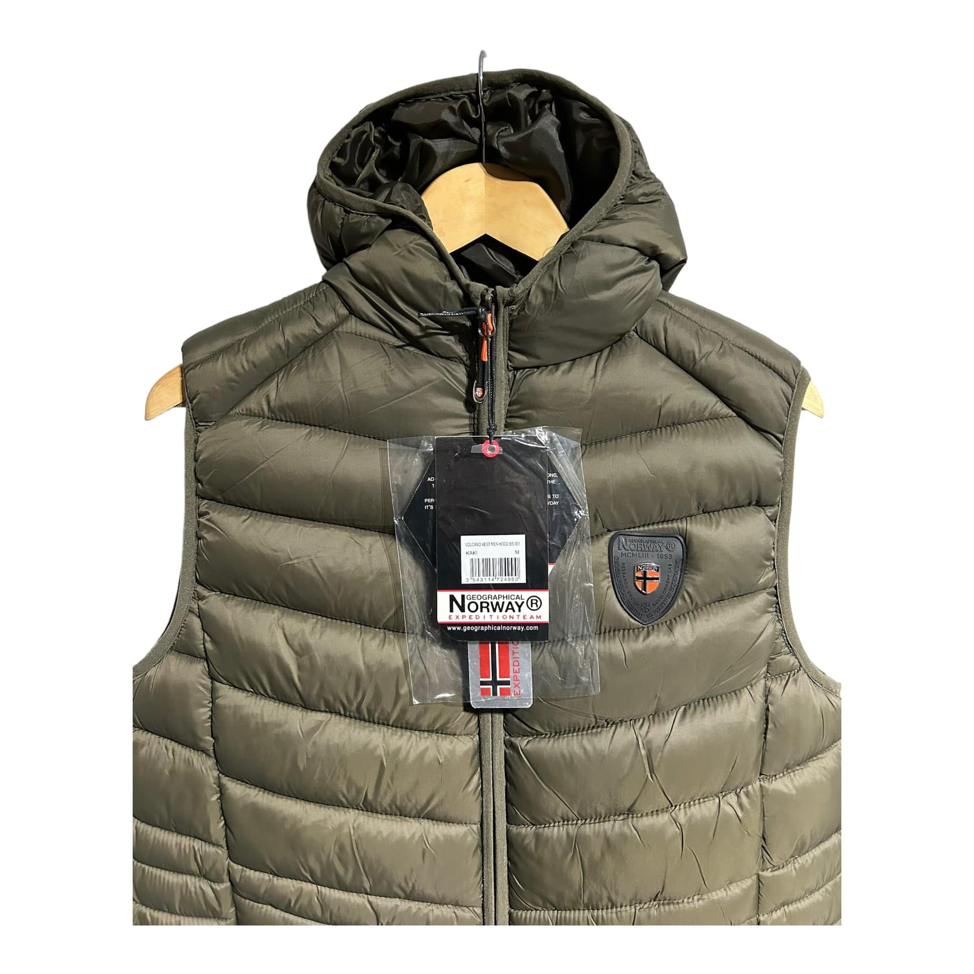 Geographical Norway Volcano Hooded Vest Jacket - Recurring.Life