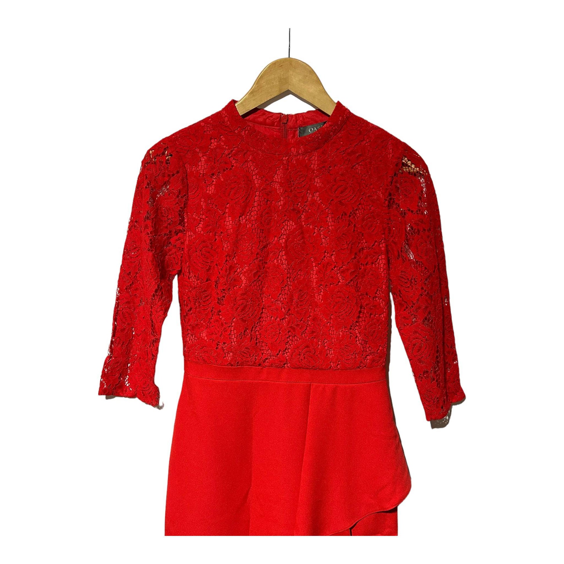 Oasis Red Lace Dress - Recurring.Life