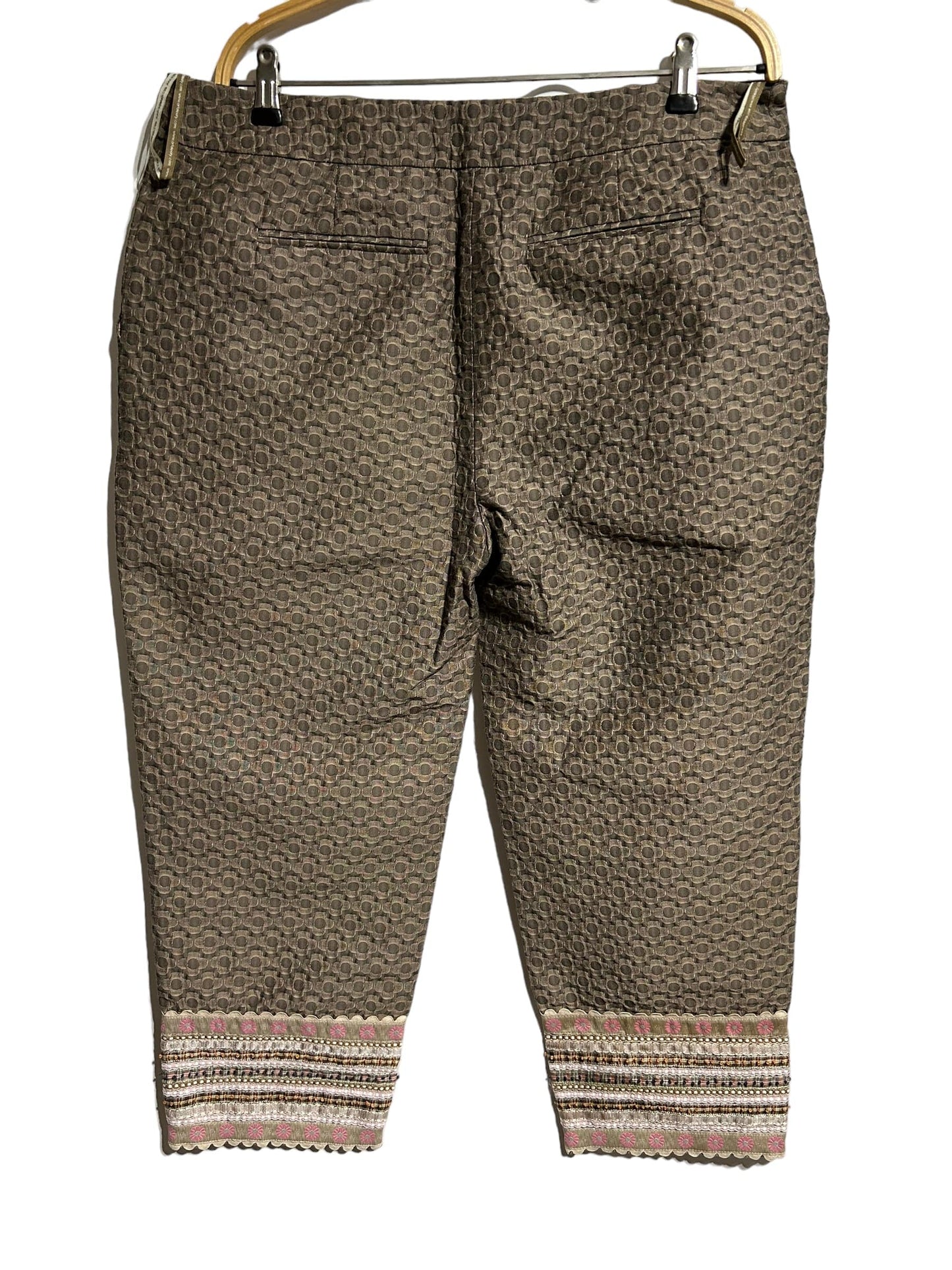 Orla Kiely Cotton Jacquard Trousers - Recurring.Life