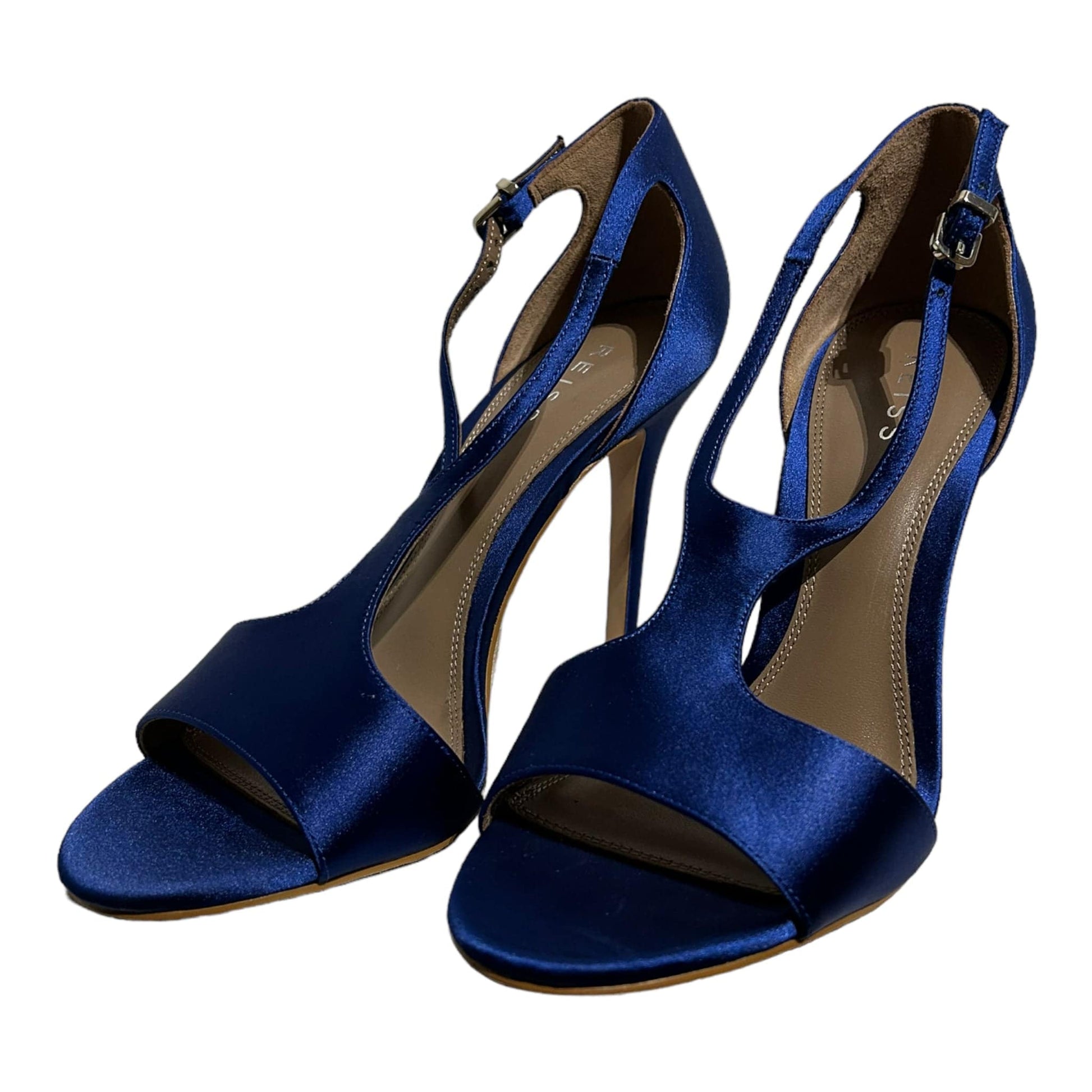 Reiss Maxine Satin T-Bar Heels - Recurring.Life