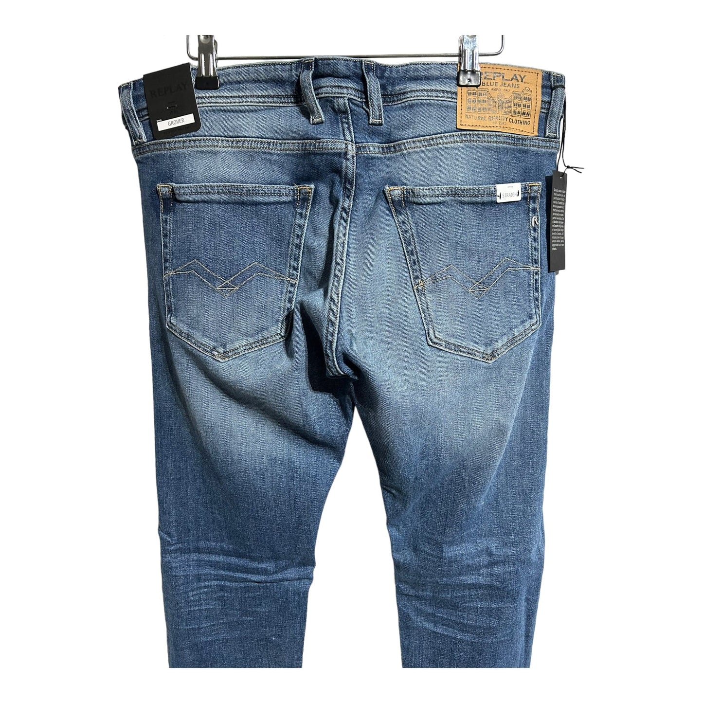 Replay Grover Straight Stretch Jeans - Recurring.Life