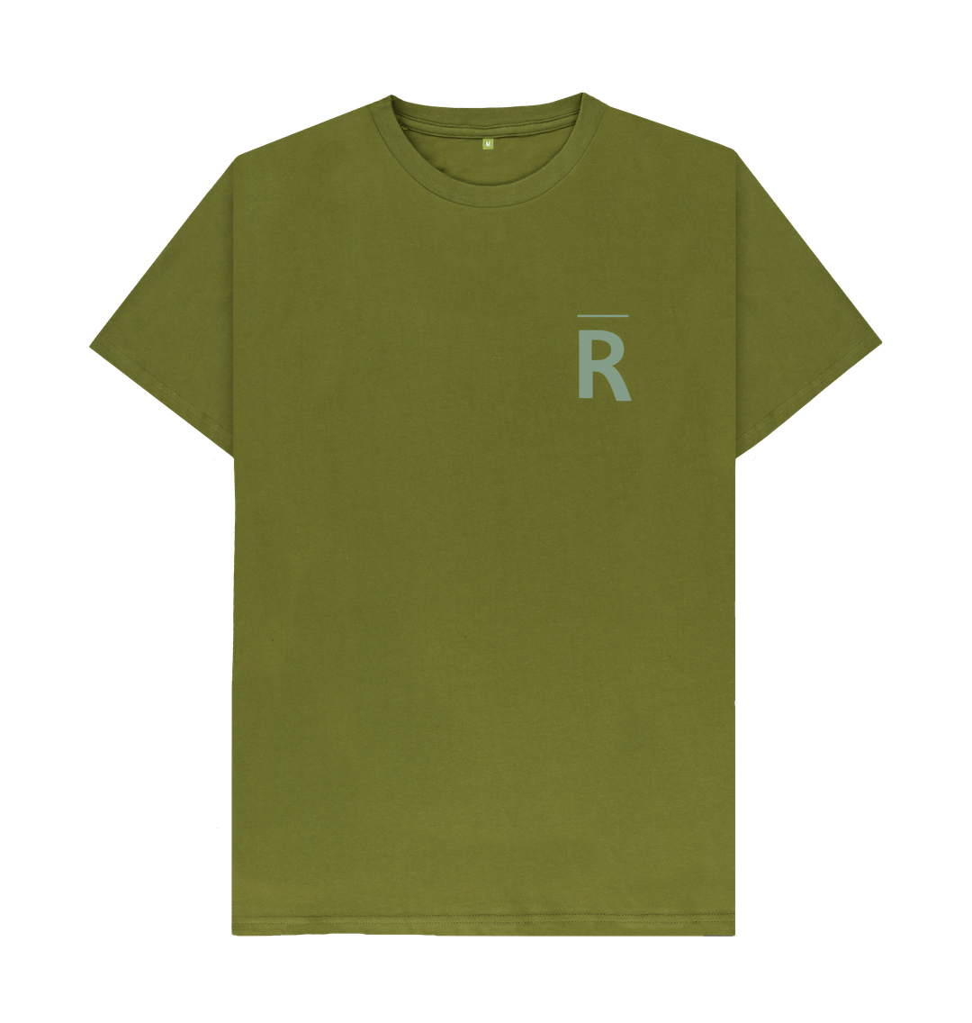 Moss Green Recurring.Life Be The Change Tee - Moss Green