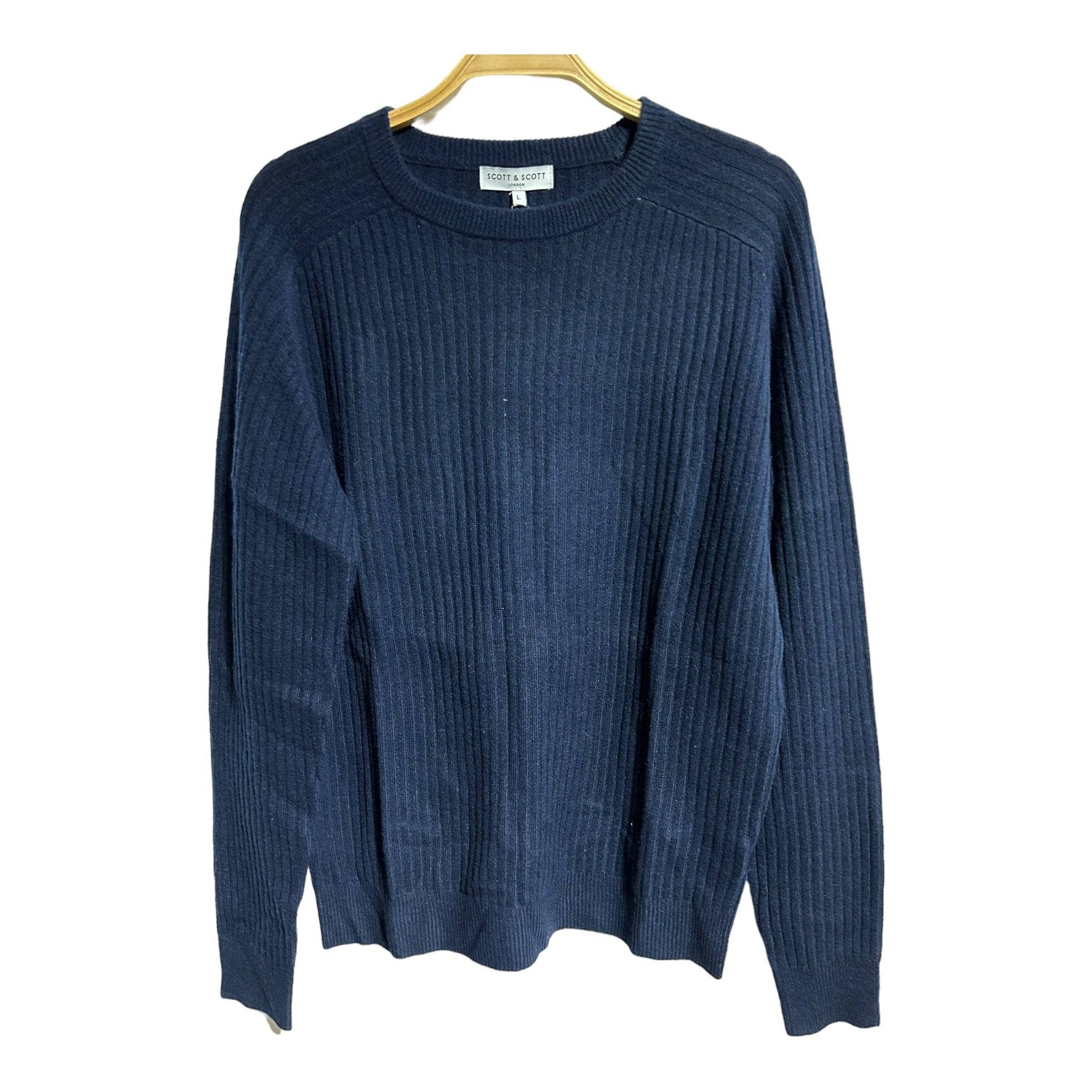 Scott & Scott London Ribbed Neck Crew Jumper - Recurring.Life