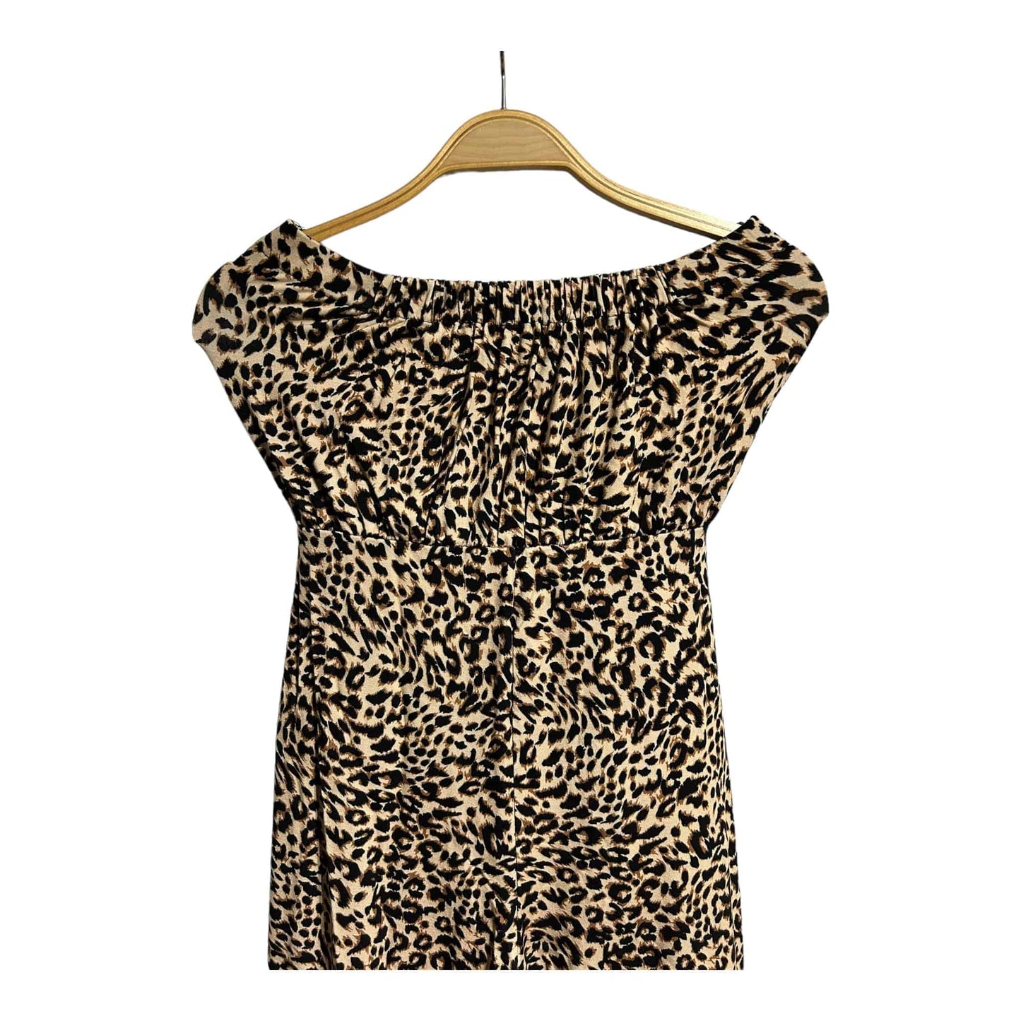 Sosandar Leopard Print Bandeau Jersey Jumpsuit - Recurring.Life