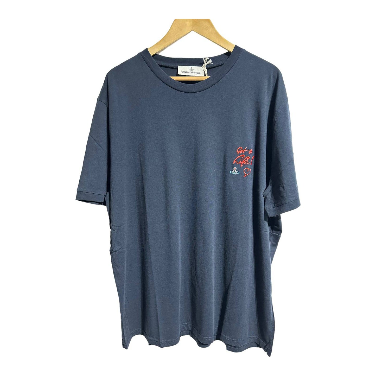 Vivienne Westwood Oversized 'Get a Life' T-Shirt - Recurring.Life