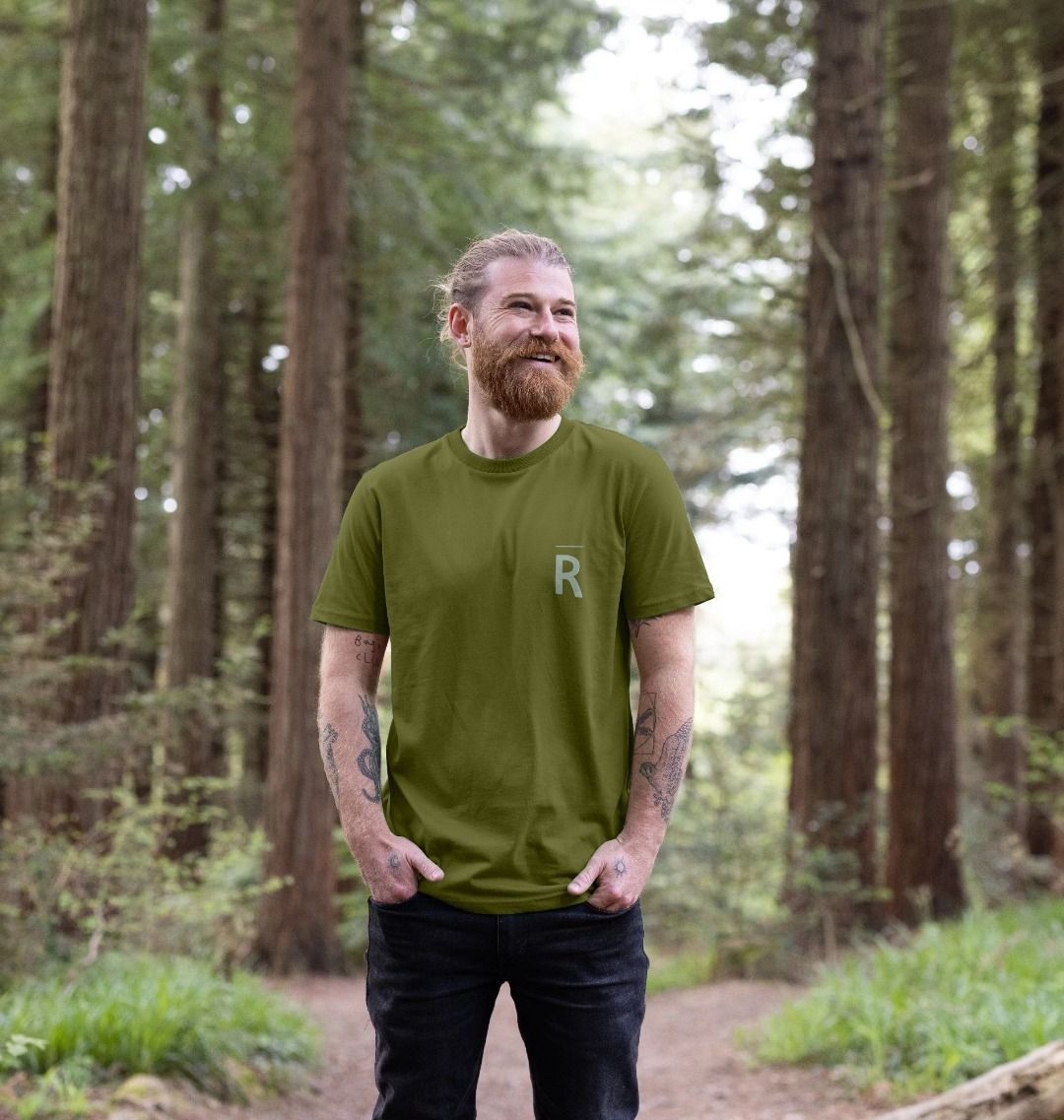 Recurring.Life Be The Change Tee - Moss Green - Recurring.Life